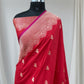 Red Pure Kataan Silk Banarasi Saree