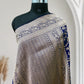 Blue Unique Jaal Pure Kataan Silk Banarasi Saree