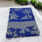 Blue Ganga Jamuna Pure Silk Banarasi Saree