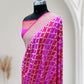 Lovender & Rani Chiffon Pure Silk Banarasi Saree