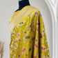 Yellow Multi Colour Meena Pure Kataan Silk Banarasi Saree