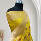Yellow Multi Colour Meena Pure Kataan Silk Banarasi Saree