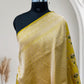 Yellow Multi Colour Meena Pure Kataan Silk Banarasi Saree